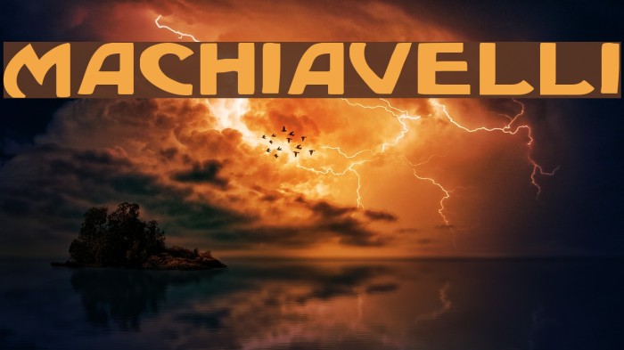 Machiavelli Font examples