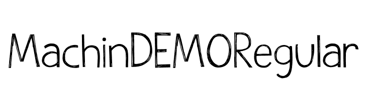 Machin DEMO Regular  لخطوط تنزيل