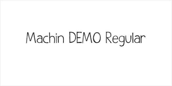 Machin DEMO Regular Logo