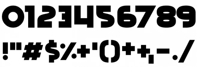 Machinations Font OTHER CHARS