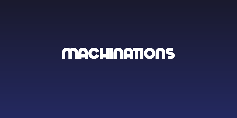 Machinations Social Header