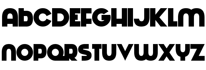 Machinations Font LOWERCASE