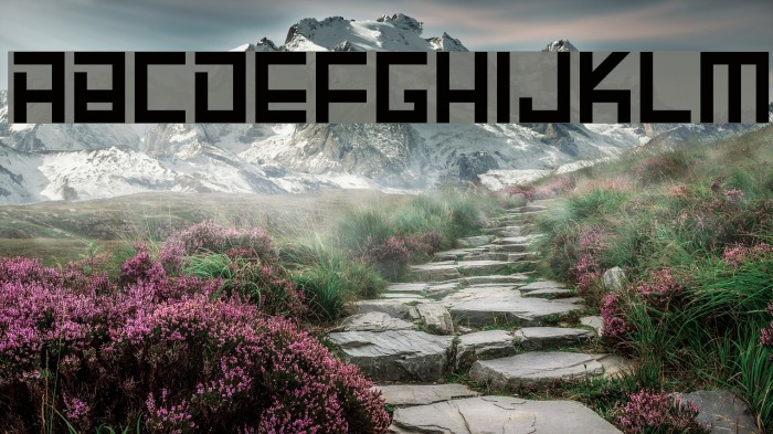 Machine Madness Font examples