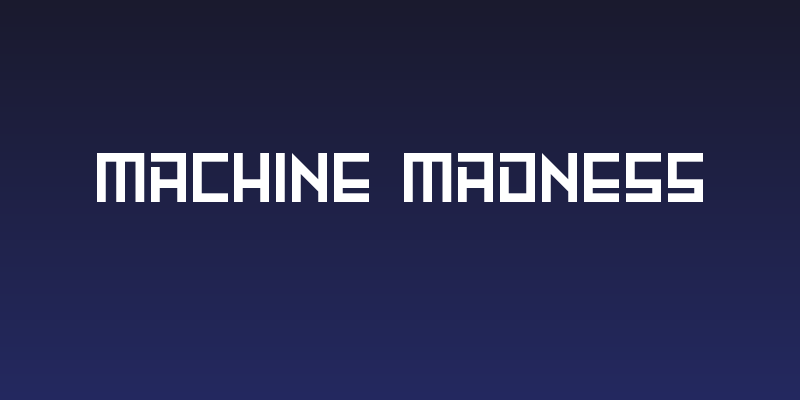 Machine Madness Social Header