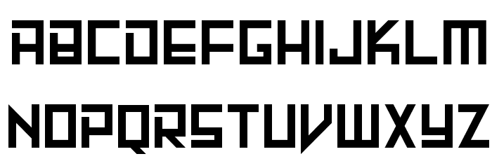 Machine Madness Font LOWERCASE