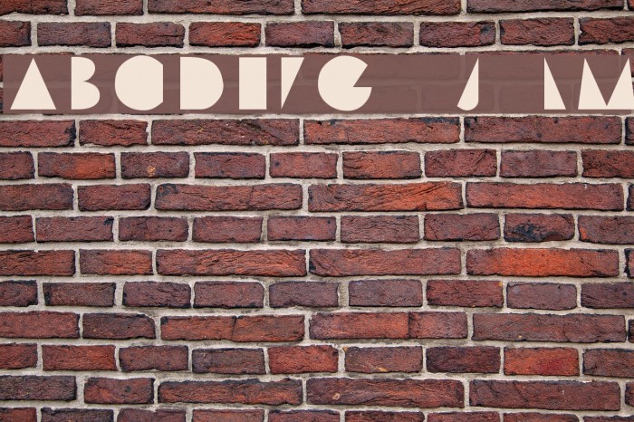 Machine Tool Gothic Font examples
