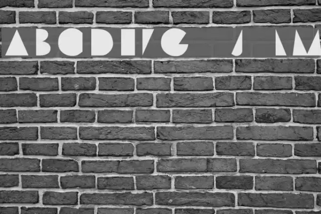 Machine Tool Gothic Font examples