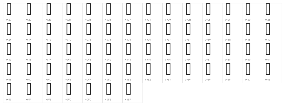Machine Tool Grenadier Character Map