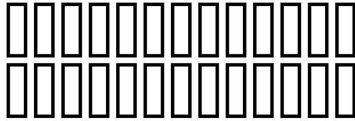 Machine Tool Handscript Font LOWERCASE