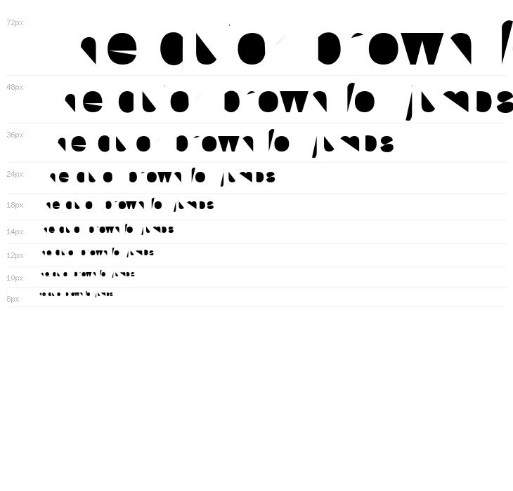 Machine Tool SanSerif Waterfall