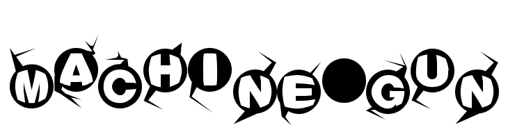 Machine-gun  Free Fonts Download