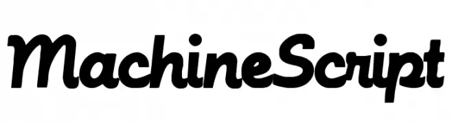 MachineScript  baixar fontes gratis
