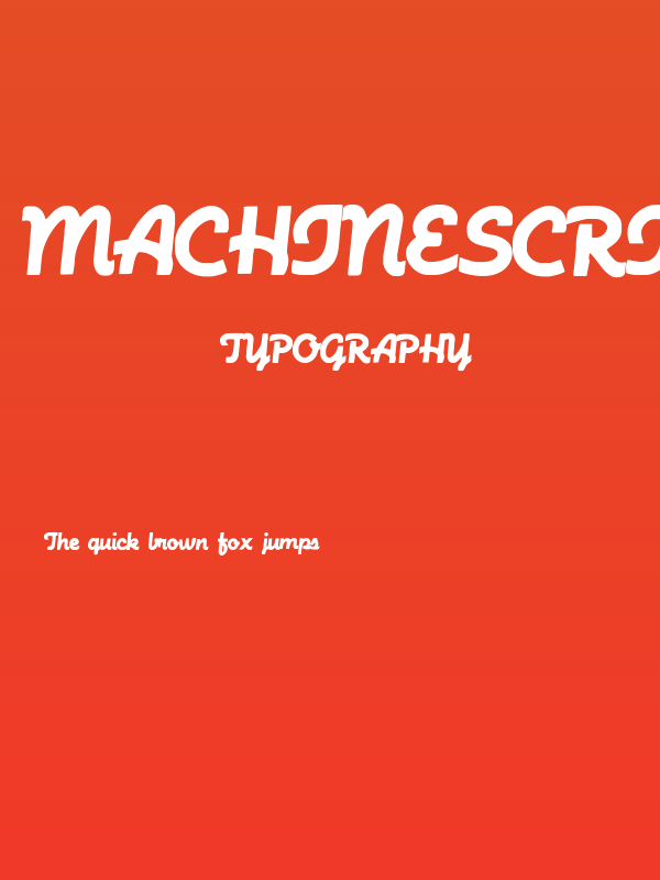 MachineScript Poster