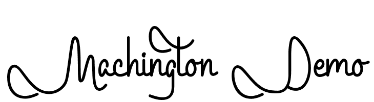 Machington Demo  font caratteri gratis