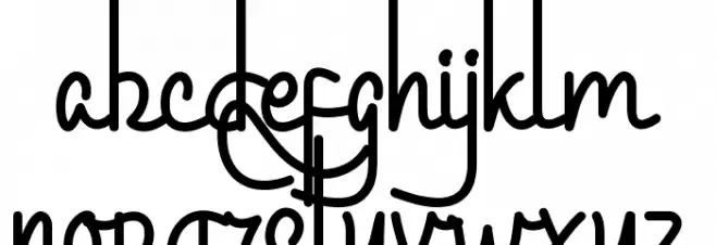 Machington Demo Schriftart Kleinbuchstaben