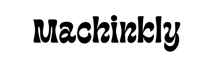 Machinkly  フリーフォントのダウンロード