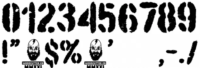 Macho Alfa Schriftart Anderer Schreiben