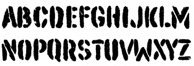 Macho Alfa Schriftart Kleinbuchstaben