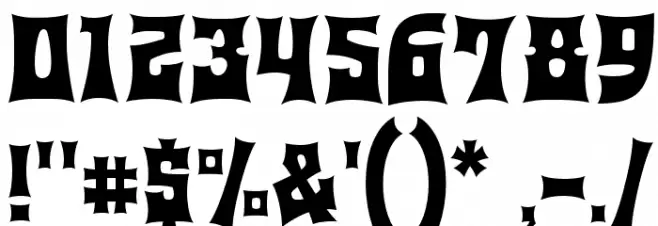 Machohouse Font OTHER CHARS