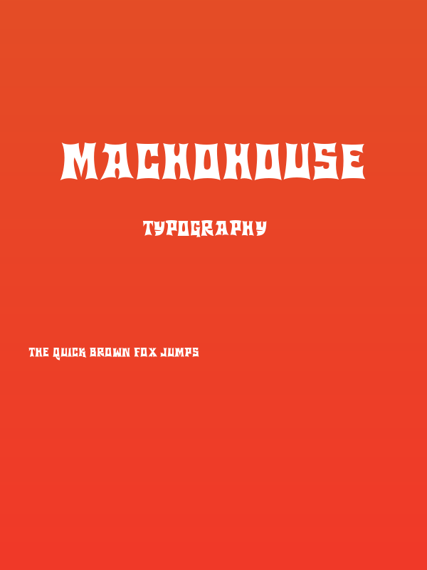 Machohouse Poster