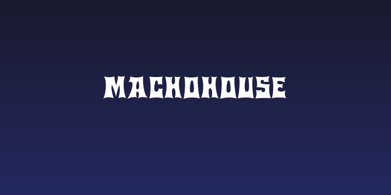 Machohouse Social Header