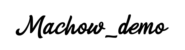 Machow_demo  لخطوط تنزيل
