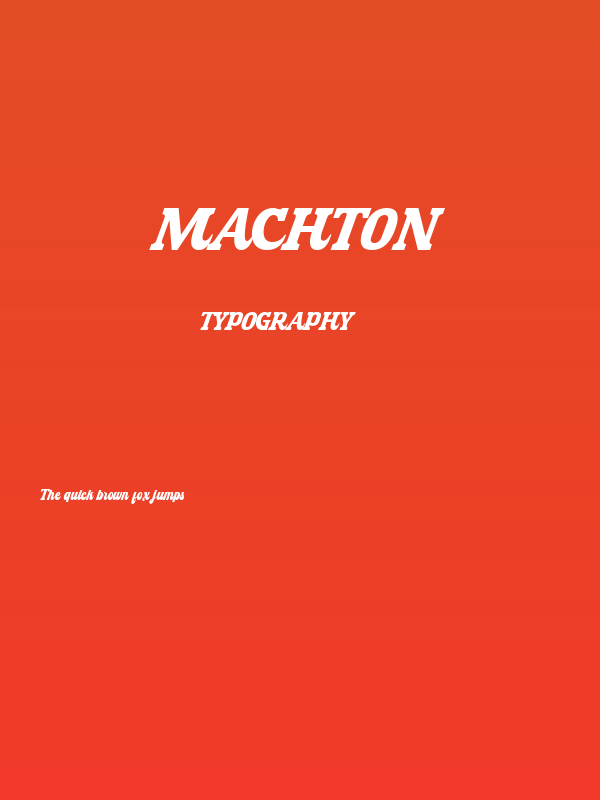 Machton Poster