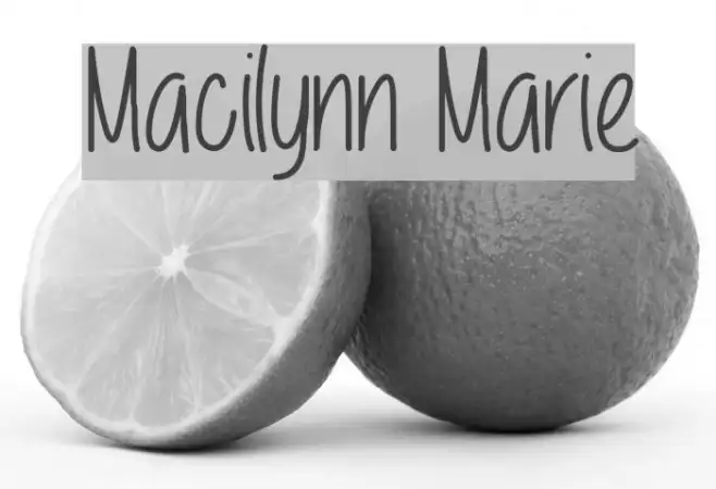 Macilynn Marie Example 1