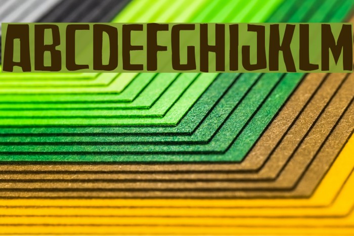 Macizo Company Font examples