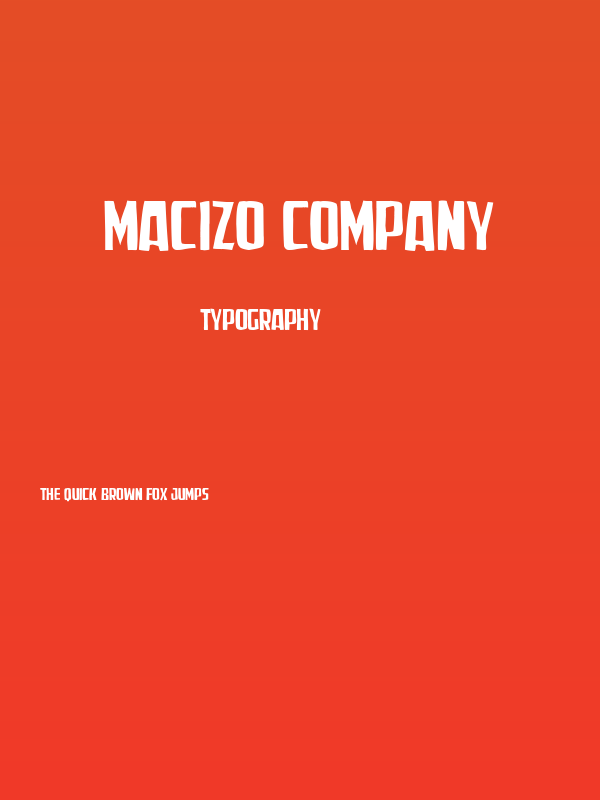 Macizo Company Poster