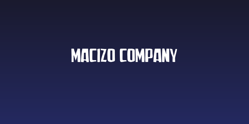 Macizo Company Social Header