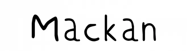 Mackan  Frei Schriftart Herunterladen
