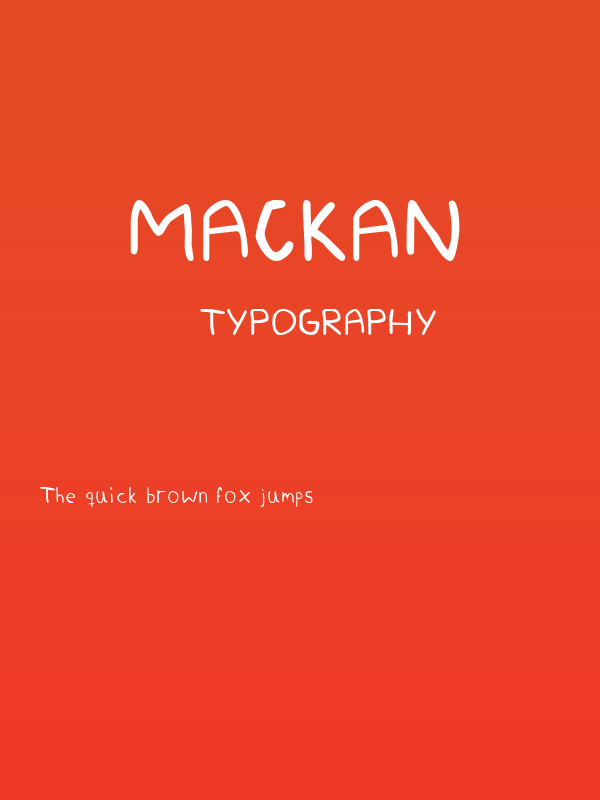 Mackan Poster
