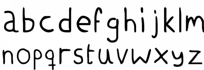 Mackan फ़ॉन्ट लोअरकेस