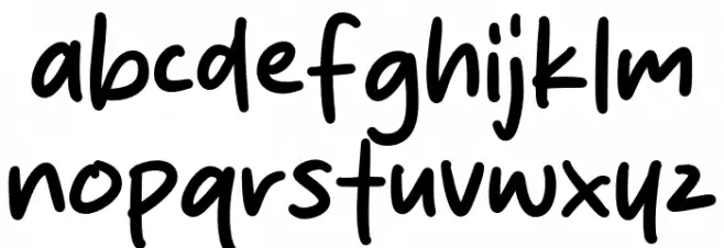 Mackay Andres फ़ॉन्ट लोअरकेस