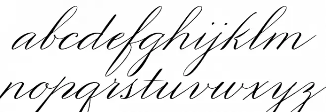 Mackinac 1895 خط أحرف صغيرة