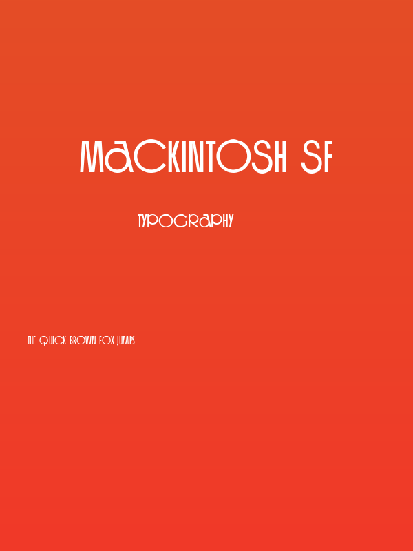 Mackintosh SF Poster