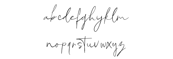 Mackle Script DEMO Regular Font LOWERCASE
