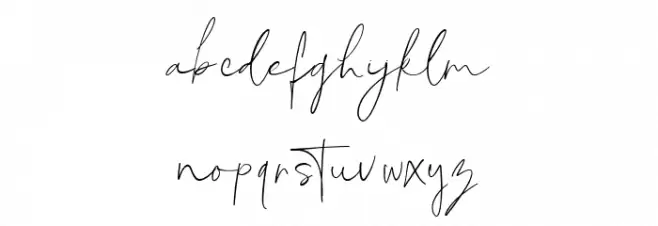 Mackle Script DEMO Regular フォント 小文字
