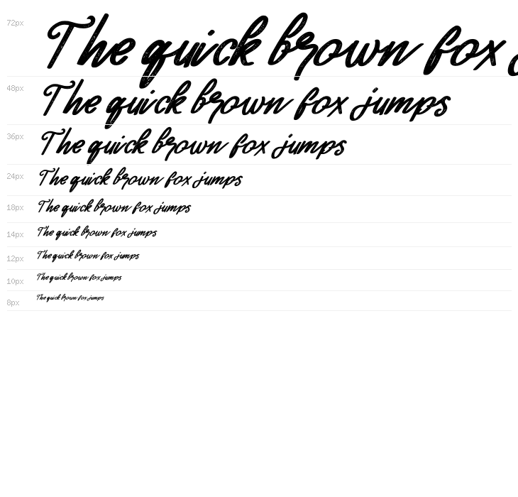 Mackline Italic Waterfall