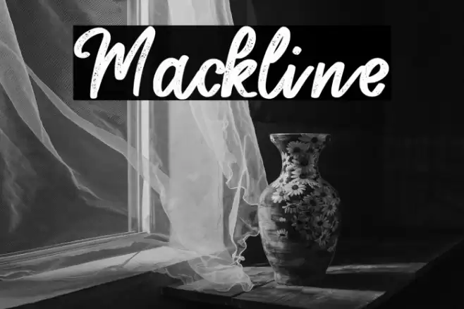Mackline Font examples