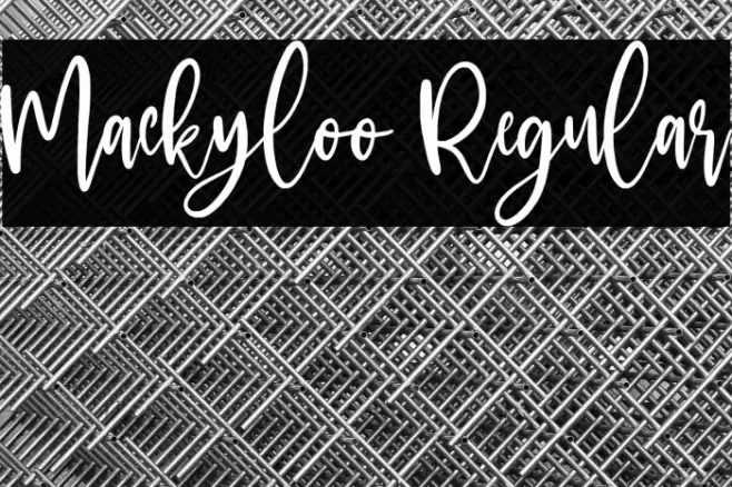 Mackyloo Regular Font examples