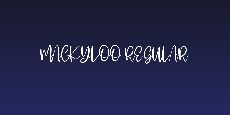 Mackyloo Regular Social Header