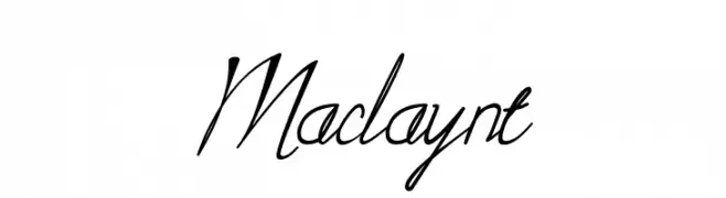 Maclaynt  Frei Schriftart Herunterladen