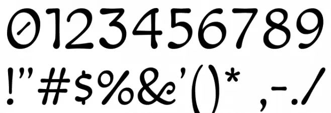 Macondo Swash Caps Font OTHER CHARS