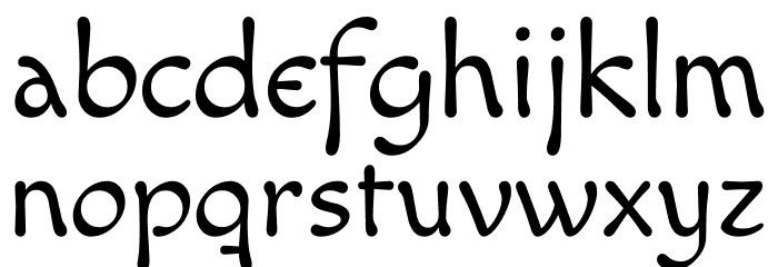 Macondo Swash Caps Font LOWERCASE