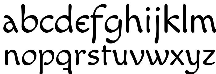 Macondo Swash Caps Font LOWERCASE