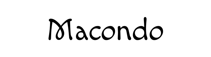Macondo  Fuentes Gratis Descargar