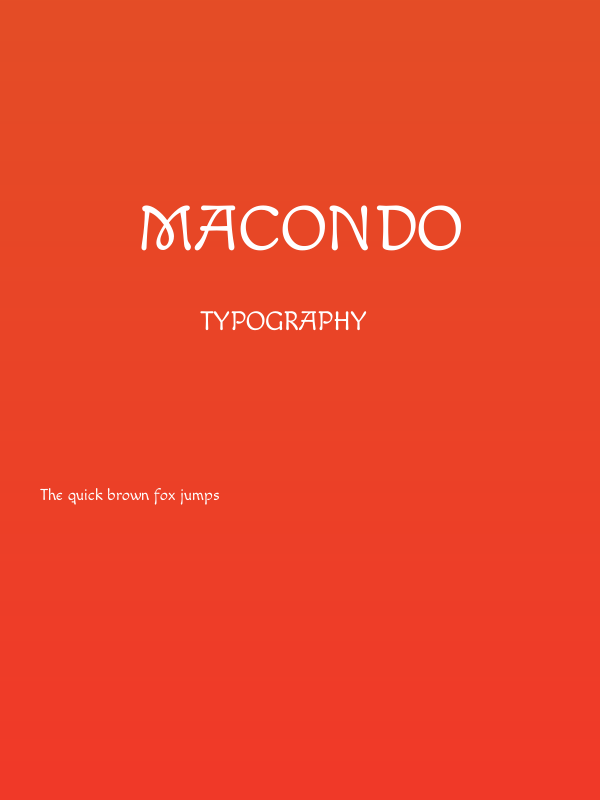 Macondo Poster