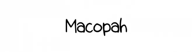 Macopah  font caratteri gratis